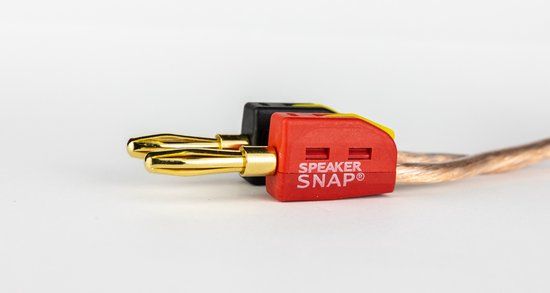 Speaker Snap Banaan pluggen - Snap Lock - 4 paar - 8 stuks