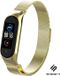 Strap-it Milanese Smartwatch bandje - Goud - Geschikt voor Xiaomi Mi Band 5 / 6