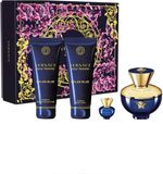 Versace Dylan Blue Pour Femme Gift Set 100 ml EdP + 5ml EdP + 100 ml BL + 100 ml DG