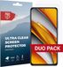 Rosso Screen Protector Ultra Clear Duo Pack Geschikt voor Xiaomi Poco F3
