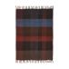 Ferm Living Plaid Blur Mohair Dark Chocolate-Rouge Onde 130x170 cm