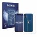 Savvies - Screenprotector voor Apple iPhone 12 / 12 Pro (Voorkant + Achterkant) - Folie Beschermfolie transparant 6 Stuks