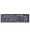 Perixx Periboard-317 ES Standaard toetsenbord met achtergrondverlichting, grote letters bedrukt, met kabel, Spaans QWERTY met Ñ, zwart