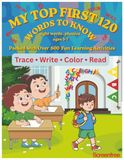 My Top 120 First Words to Know Workbook for Kids