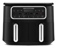 Karaca Air Pro Cook Duo XXXL Airfryer 8L – Dubbele Lade – 2500W – Zwart/Chroom