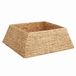 vidaXL Kerstboomkraag vierkant bruin 70 x 70 x 28 cm waterhyacint