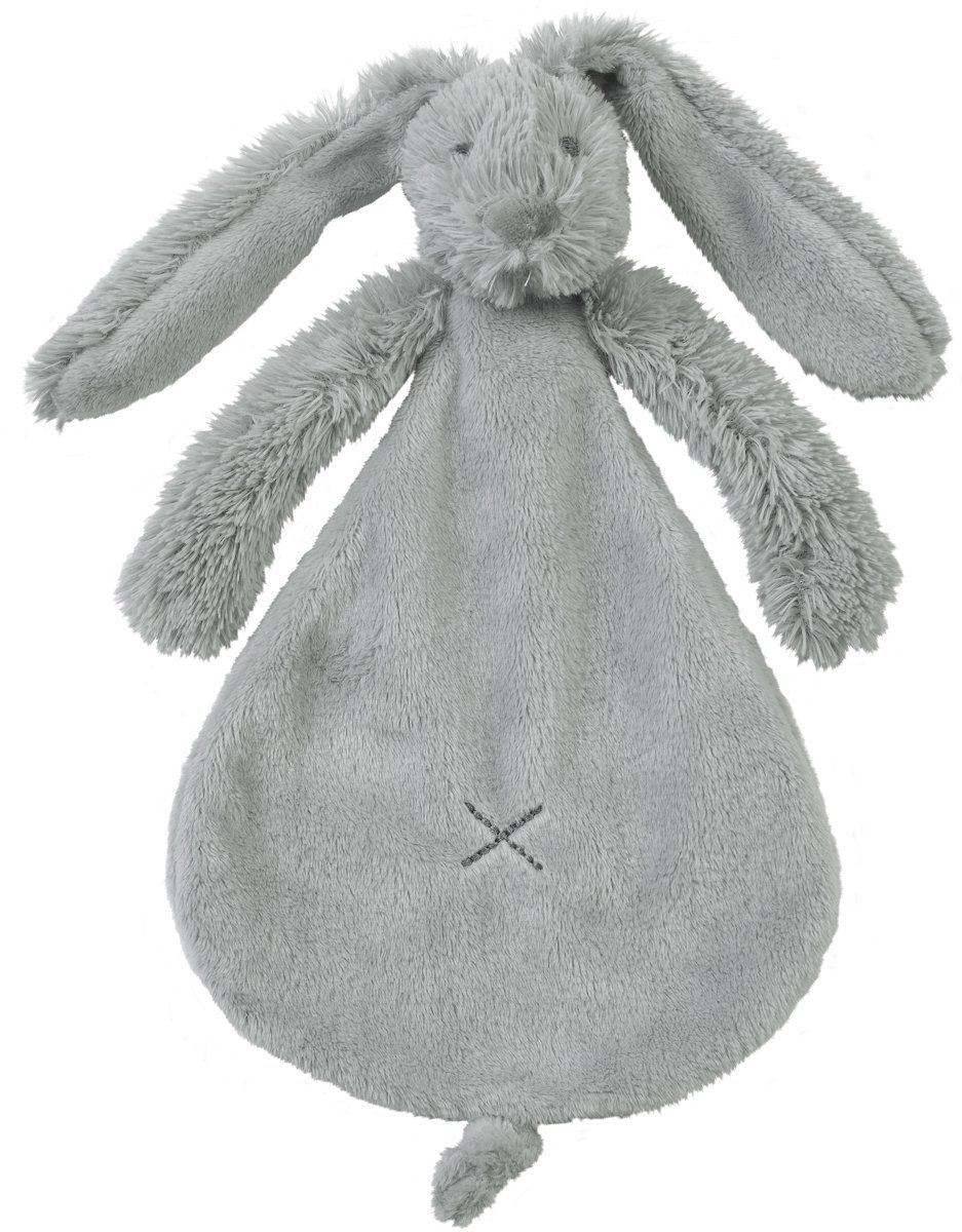 Happy Horse Konijn Richie Grijs Knuffeldoekje - Grijs - Man
