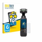 BROTECT - Screenprotector voor DJI Osmo Pocket 3 - Folie Beschermfolie matte 6 Stuks