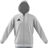 adidas heren Entrada26 Full Zip Hoodie Sweatshirt, white/black, XXL
