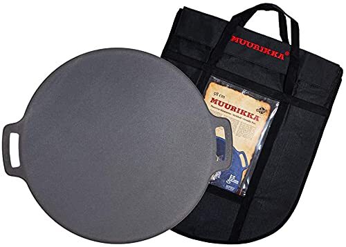 Muurikka 606019 Grillpan voor volwassenen, uniseks, zwart, 58 cm x 58 cm x 4 cm