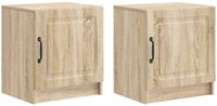 vidaXL Nachtkastje Sonoma Eiken 43 x 34,5 x 47 cm