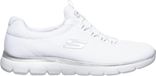 Skechers Summits 12980 Trainers, White Mesh/ Silver Trim, 41 EU