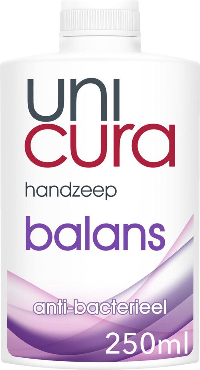 Unicura Handzeep Anti Bacterieel Balans Navulling 250 ml - 6 stuks