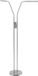 Highlight Murcia Moderne dubbele leeslamp vloerlamp LED RVS