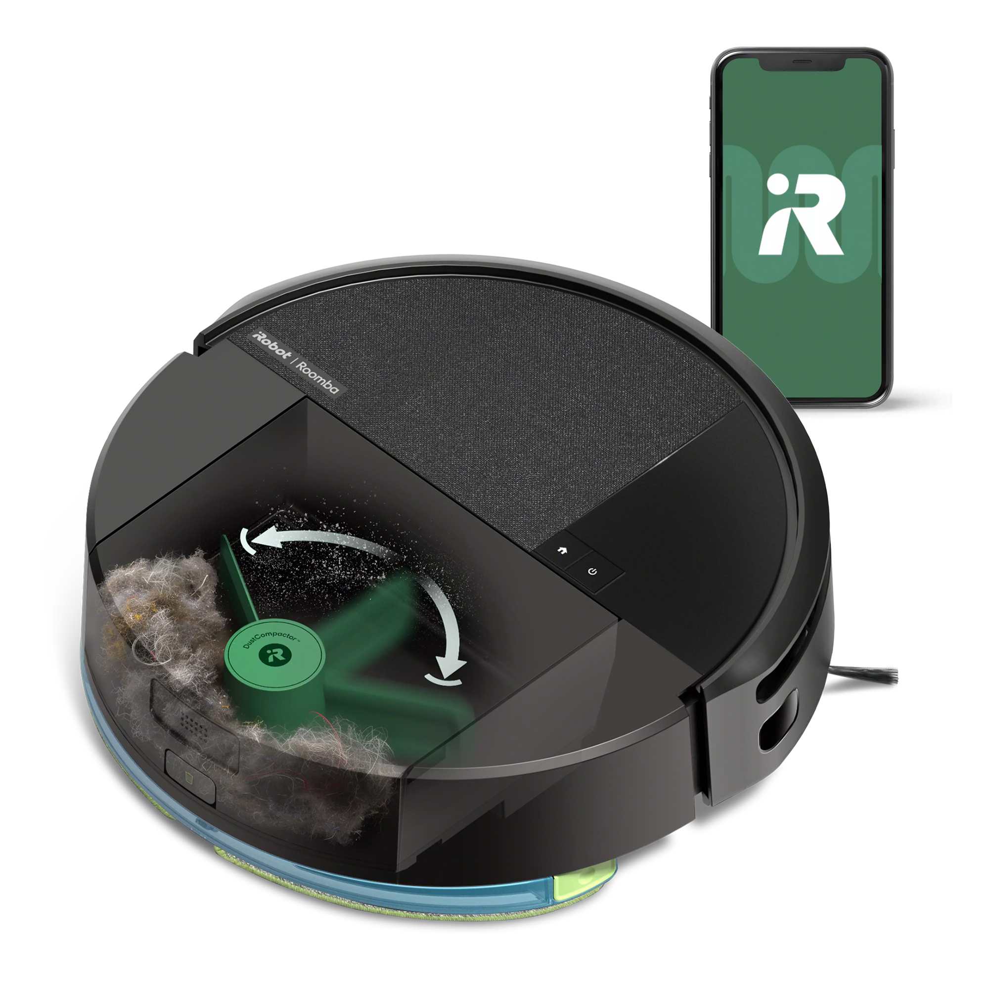 iRobot Roomba® 205 DustCompactor Combo Robot Vacuum with Mop - Black - L1210
