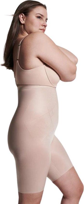 Spanx Thinstincts 2.0 High Waisted Mid Thigh Short - Beige - S