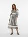 VERO MODA VMDICTHE 3/4 SQUARE CALF DRESS WVN GA Dames Mini jurk M Biologisch katoen Wit