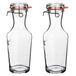 Bormioli Rocco Luigi Bormioli glazen water karaff van 1 Liter - 4x - Sapkan/waterkan/schenkkan - Weckflessen/Weckfles