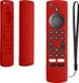 kwmobile hoes geschikt voor Toshiba and Insignia NS-RCFNA-21, CT-RC1US-21, CT95018 / Fire TV - Silicone anti-slip hoes pour télécommande in rouge