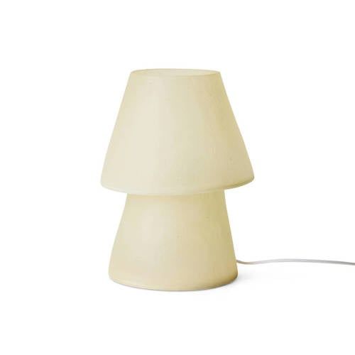 HKLIVING Tafellamp Glassfiber 35cm - Off White