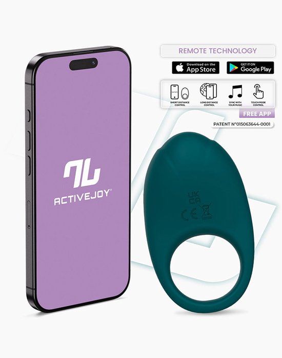INTOYOU IY Ringo Vibrerende Cockring App-bediening Groen