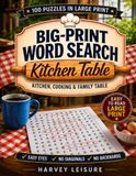 Big-Print Word Search: Kitchen Table