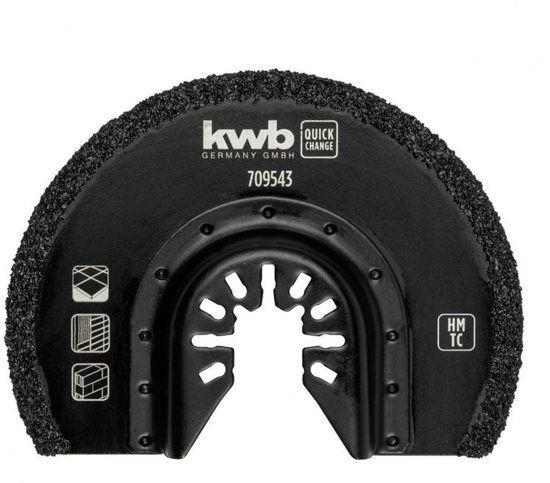 KWB Hm zaagblad halfrond 85 mm