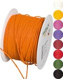 Halbach Seidenbänder Papierdraad 2 mm x 100 m Oranje