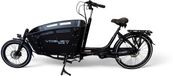 Vogue Carry 2 Elektrische Bakfiets - Mat Zwart - 50 cm