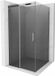 Mexen Omega douchecabine schuifbaar 100 x 100 cm, grafiet, chroom