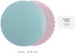 Dekora Cake Board dubbelzijdig roze/blauw 25 cm