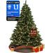 Casaria Premium sapin de Noël artificiel XL 220cm avec guirlande lumineuse