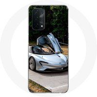 Maniacase Hoesje voor Oppo A74 Formule 1 McLaren Auto Grijs