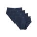Abanderado Lote X4 Slip Abierto de Algodón Slip complet Homme (lot de 4)