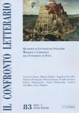 Il confronto letterario. Quaderni di letterature straniere moderne e comparate dell'Università di Pavia (Vol. 83)