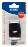 Stylex 31258 - Privacystempel, rolstempel 17 mm breed, met zwarte navulbare inkt ter bescherming van gevoelige gegevens tegen identiteitsdiefstal