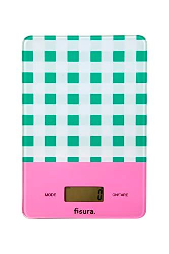 Fisura - Digitale keukenweegschaal Vichy - 5 kg - Groen