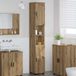 vidaXL Badkamerkast met opslag Artisan Eiken 30 x 35 x 192 cm