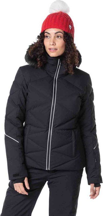 Rossignol Staci Ski Jas Dames Zwart Maat L - 2024 Wintercollectie