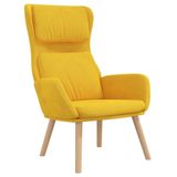 dkd-home-decor Fauteuil velours moutarde