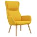 dkd-home-decor Fauteuil velours moutarde