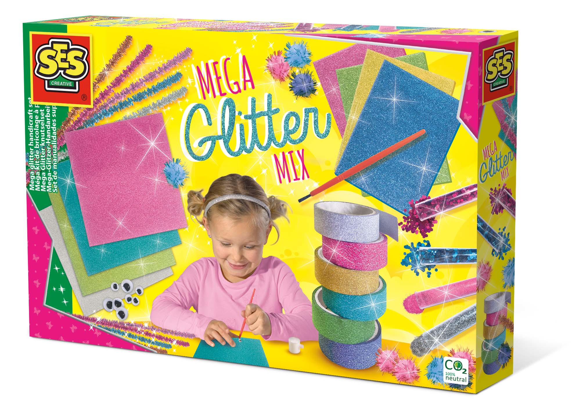 SES Creative   Mega Glitter knutselset