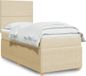 Maison Exclusive - Boxspringbed met matras, crème, 90x190 cm, gestoffeerd