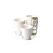 GREENBOX Biologische koffiemok, karton, composteerbaar en biologisch afbreekbaar servies, drinkbeker, kartonnen wegwerpkoffiebeker met pictogrammen, 50 stuks, 100 ml