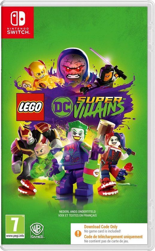 LEGO DC Super-Villains - Nintendo Switch (Code in a Box) - Warner Bros. Games
