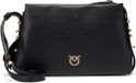 PINKO Schoudertas Triplet Mini Vitello Morbido Black + Antique Gold zwart