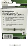 Quadrios 2011C398 Stootverbinder 0.25 mm² 0.34 mm² Volledig geïsoleerd Wit 20 stuk(s)