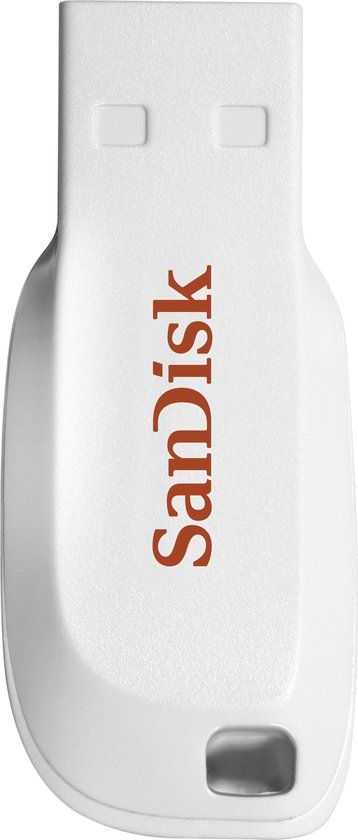 SanDisk Cruzer Blade - USB-stick - 16 GB Wit