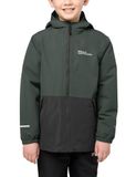Jack Wolfskin Snowy Day Jacket K jas voor kinderen, uniseks, slate green/black