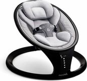 Munchkin Swing Baby Wipstoel Elektrisch Lichtgewicht Bluetooth Schommelstoel Zwart